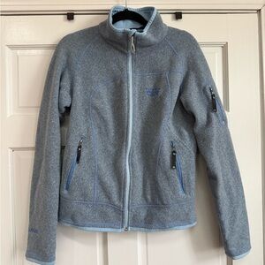 Mountain Hardwear Light Blue Fleece Jacket